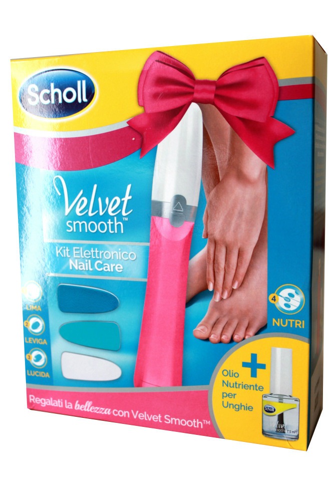 Scholl Velvet Smooth Kit Nail Care Unghie +Olio nutriente omaggio