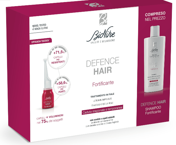 Bionike Defence Hair Fortificante 21 Fiale 6 ml + Shampoo 200ml
