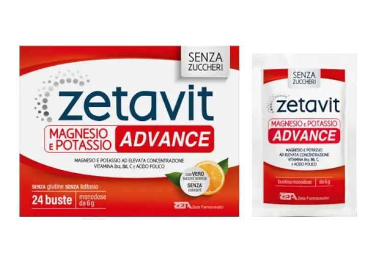 Zetavit Magnesio e Potassio Advance (senza zuccheri)