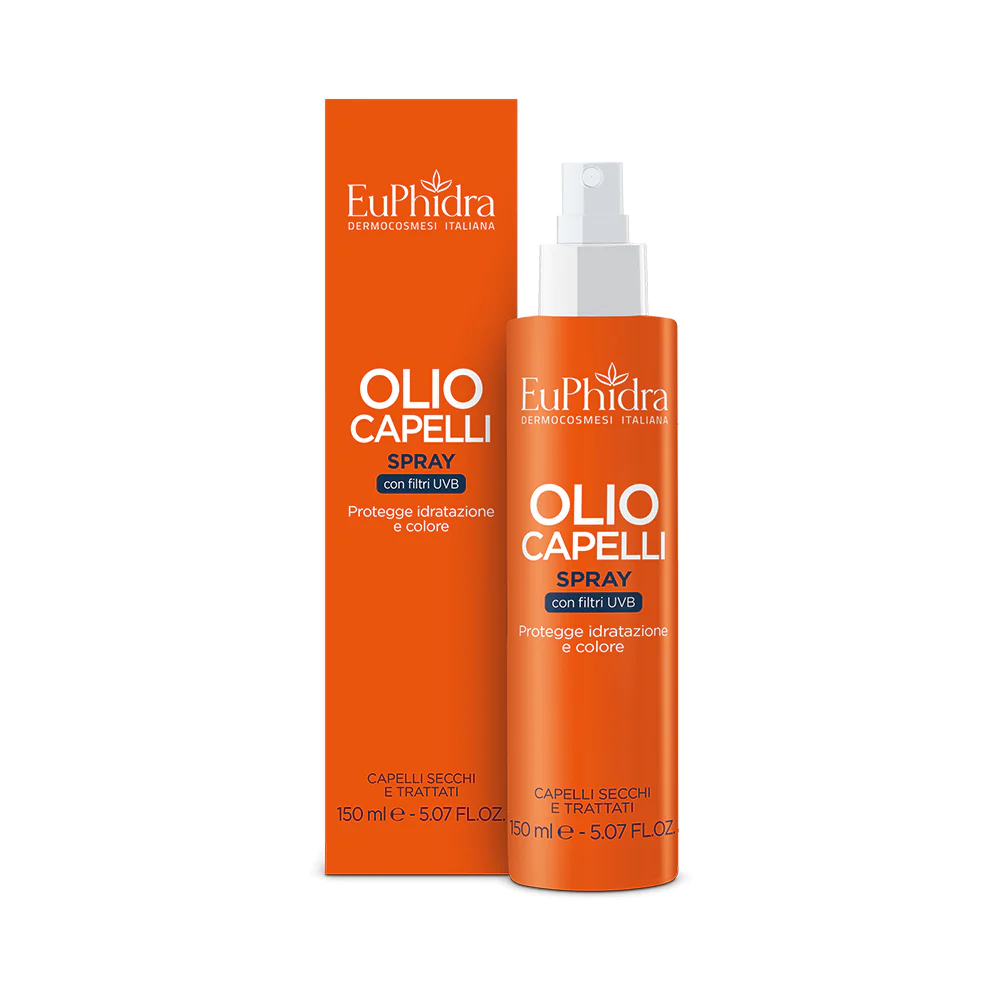 Olio capelli spray con filtri Uvb + Uva - EUphidra